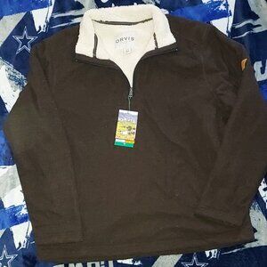 Orvis 1/4 zip pullerover Size XL